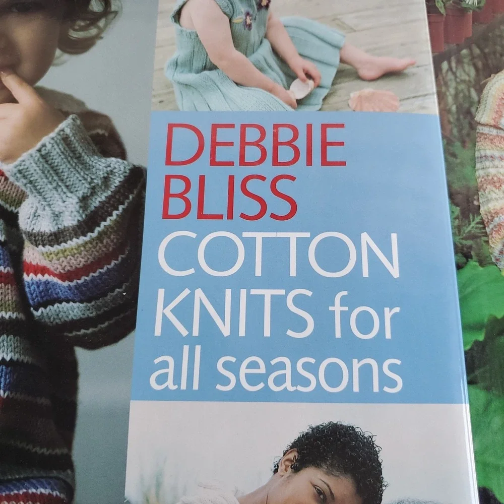 Lot of 4 Debbie Bliss Knitting Pattern Books Family Knits Country Cotton Nautica